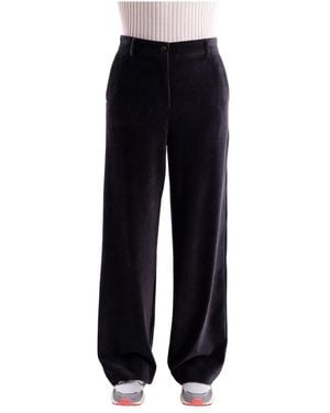Marella Wide Trousers - Negro