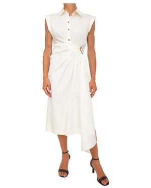Marella Shirt Dresses - Blanc
