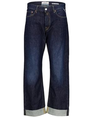 Replay Rechte Jeans - Blauw