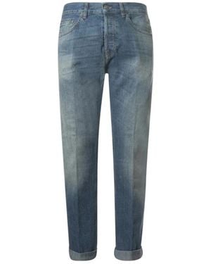 Dondup Straight Jeans - Bleu