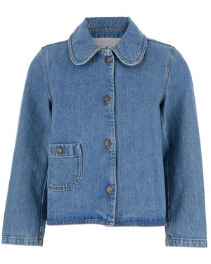 Ba&sh Denim Jackets - Azul