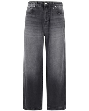 RETERNITY Essential Baggy Jeans - Grau