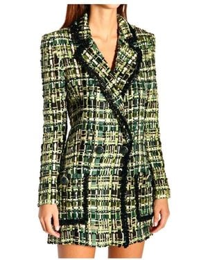 Elisabetta Franchi Short Dresses - Green