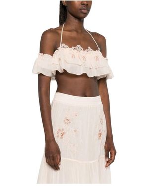 Ermanno Scervino Sleeveless Tops - Brown