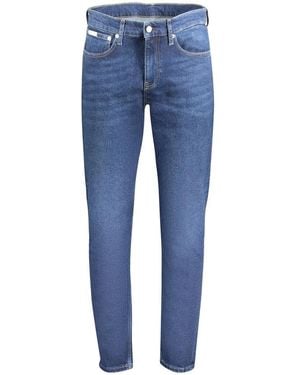 Calvin Klein Blu Cotton Jeans Clothing - Blue