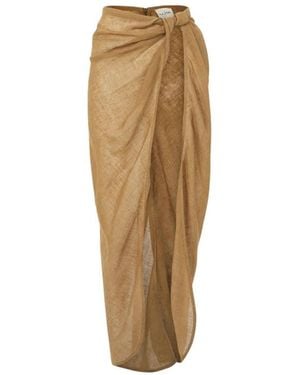 LeKasha Maxi Skirts - Neutre