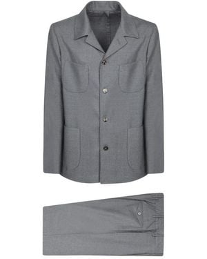 Dell'Oglio Single Breasted Suits - Grey