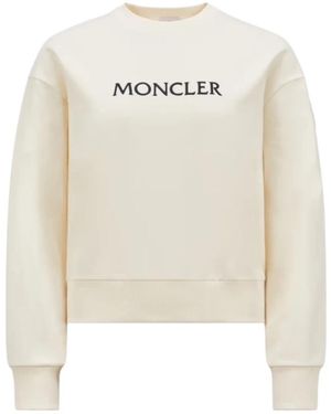 Moncler Sweatshirts - Bianco