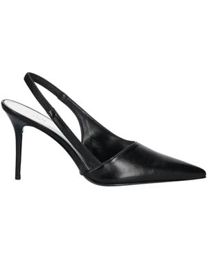 IRO Stargey Leren Slingbacks - Zwart