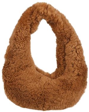 Anita Bilardi Shoulder Bags - Marrón