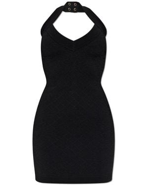 Balmain Fitted Dress - Zwart