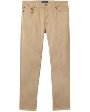 Brooks Brothers Slim-Fit Trousers - Natural