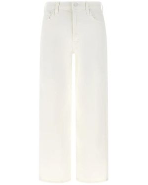 Mother Jeans ,Wit ,Katoen The Rambler Zip Ankle