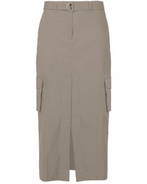 Bomboogie Midi Skirts - Gris