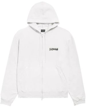 Balenciaga Zip-Throughs - White