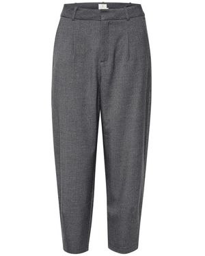 Kaffe Tapered Trousers - Grey