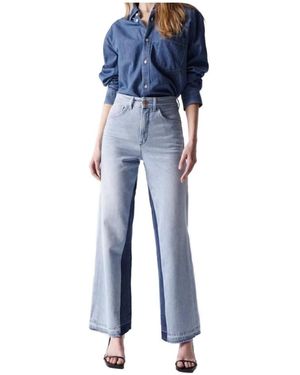 Salsa Jeans Wide Jeans - Azul