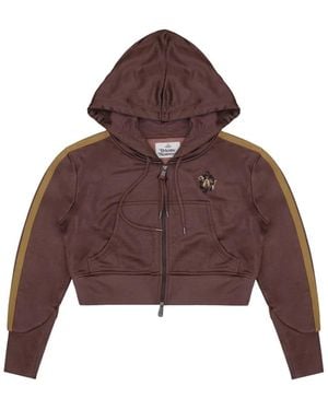 Vivienne Westwood Striped Leo Hoodie - Bruin