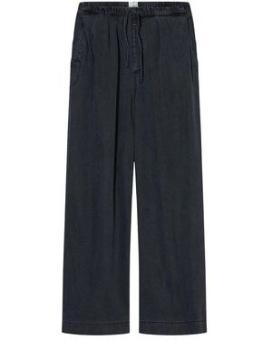 Closed Broeken ,Zwart ,Wynston Wide Broeken - Blauw