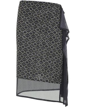 Dries Van Noten Midi Skirts - Grijs