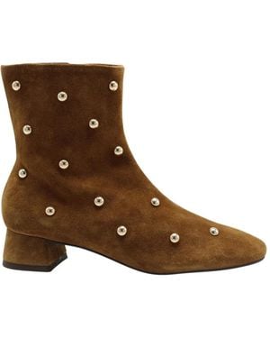 Ángel Alarcón Heeled Boots - Brown
