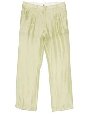 THE GARMENT Straight Trousers - Yellow