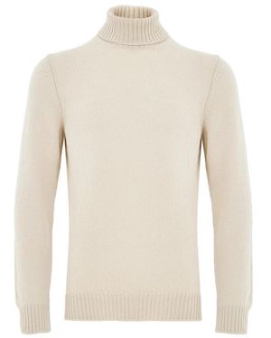 Gran Sasso Turtlenecks - White