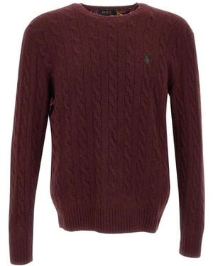 Polo Ralph Lauren Round-Neck Knitwear - Purple