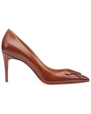 Santoni Schoenen ,Bruin ,Sibil 85 Pomp