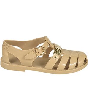 Moschino Jelly Sandalen - Naturel