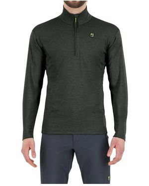 Karpos Tiefe Tiefen Half Zip Pullover - Schwarz