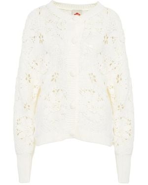 FARM Rio Round-Neck Knitwear - Wit