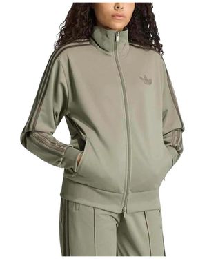 adidas Fitness ,Groen ,Polyester Firebird Track Top Loose