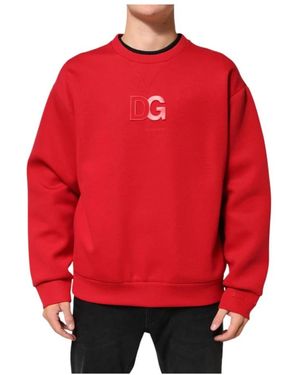 Dolce & Gabbana Sweatshirts - Red