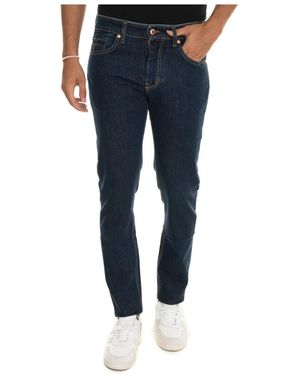 Harmont & Blaine Jeans in denim classici per luso quotidiano - Blu