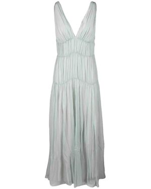 Erika Cavallini Semi Couture Maxi Dresses - Grijs