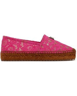 Dolce & Gabbana★RED COTTON ESPADRILLAS Dolce & Gabbana Espadrilles In Red | ModeSens