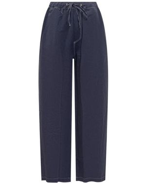 Studio Nicholson Broeken ,Blauw ,Katoen Sonny Pant