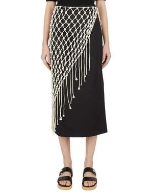 Wynn Hamlyn Midi Skirts - Black