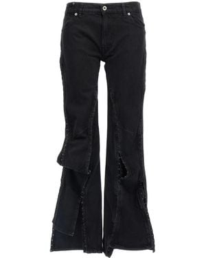 Y. Project Flare Jeans - Black