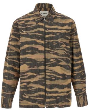 Jil Sander Casual Shirts - Green