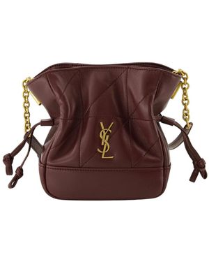 Saint Laurent Bucket Bags - Marrón