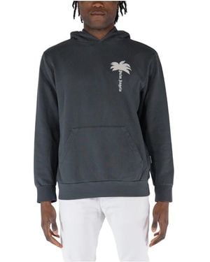 Palm Angels Hoodies - Blue