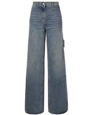 Courreges Wide Jeans - Azul
