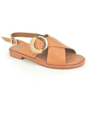 Frau Schoenen ,Bruin ,Camel Kruissand. + Gar