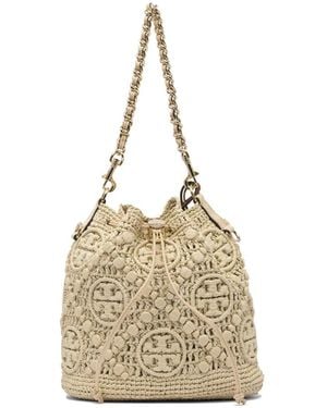 Tory Burch Bucket Bags - Metálico