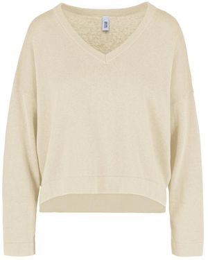 Bomboogie V-Neck Knitwear - Blanco
