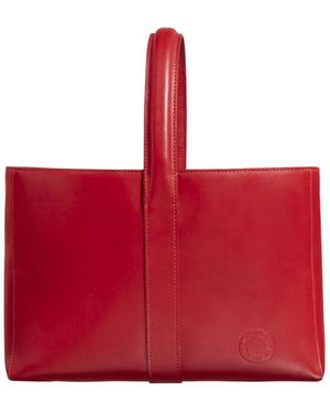 Ines De La Fressange Paris Léonore s rote ledertasche