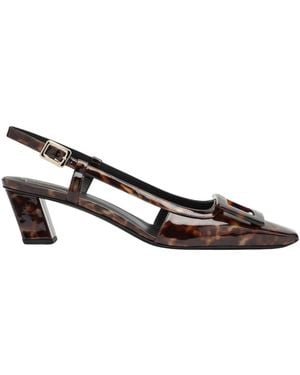 Roger Vivier Schoenen ,Bruin ,Leer Belle Vivier Turtle Slingback