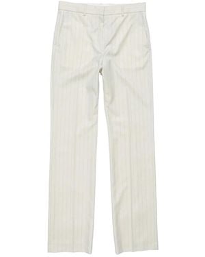 Acne Studios Straight Trousers - Blanco